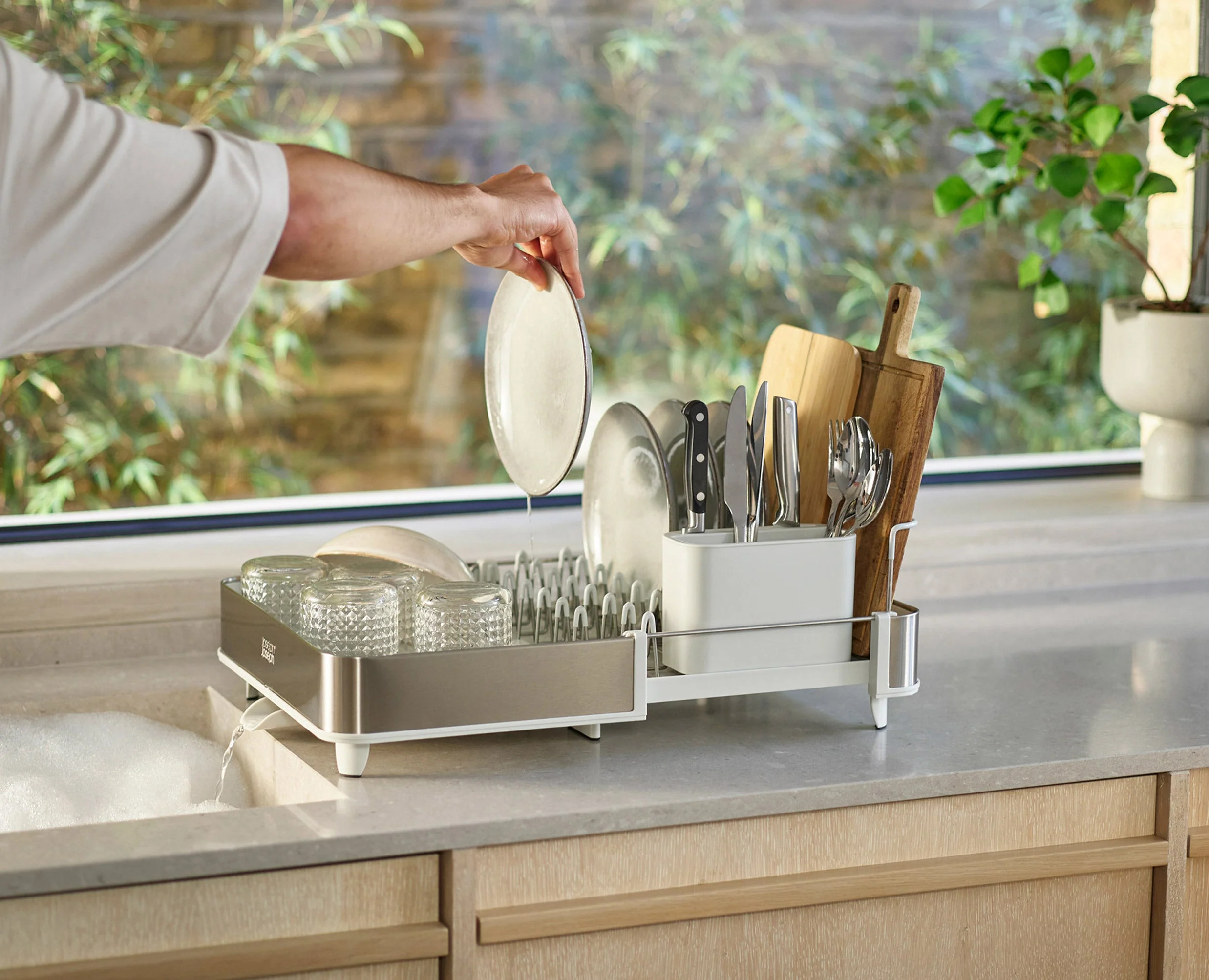 2-piece Stone Drainer & Sink Organization Set - Image 4
