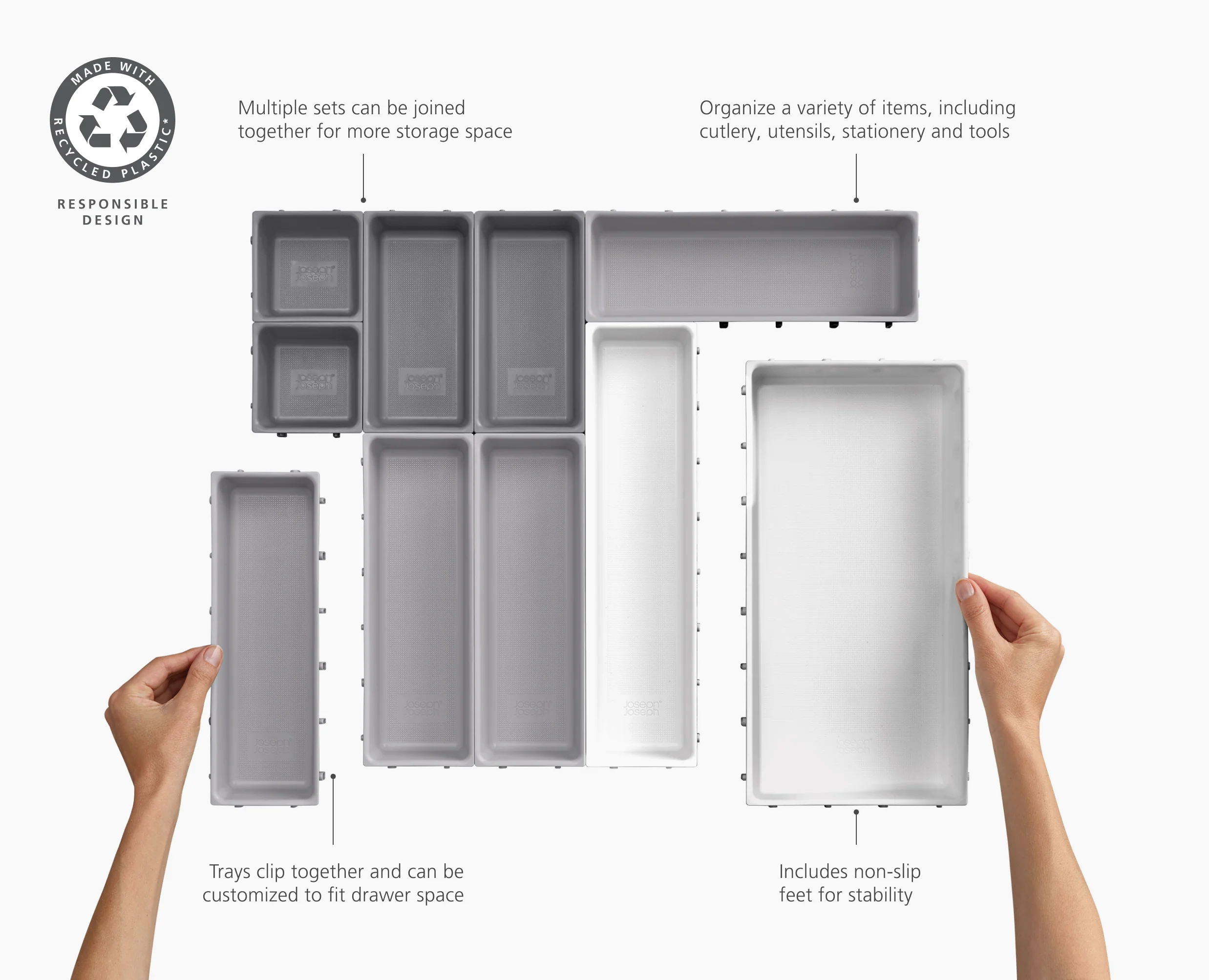 Blox™ 10-Piece Drawer Organizer Set - Image 6