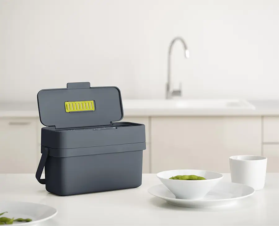 Compo™ 4L Gray Food Waste Caddy - Image 2