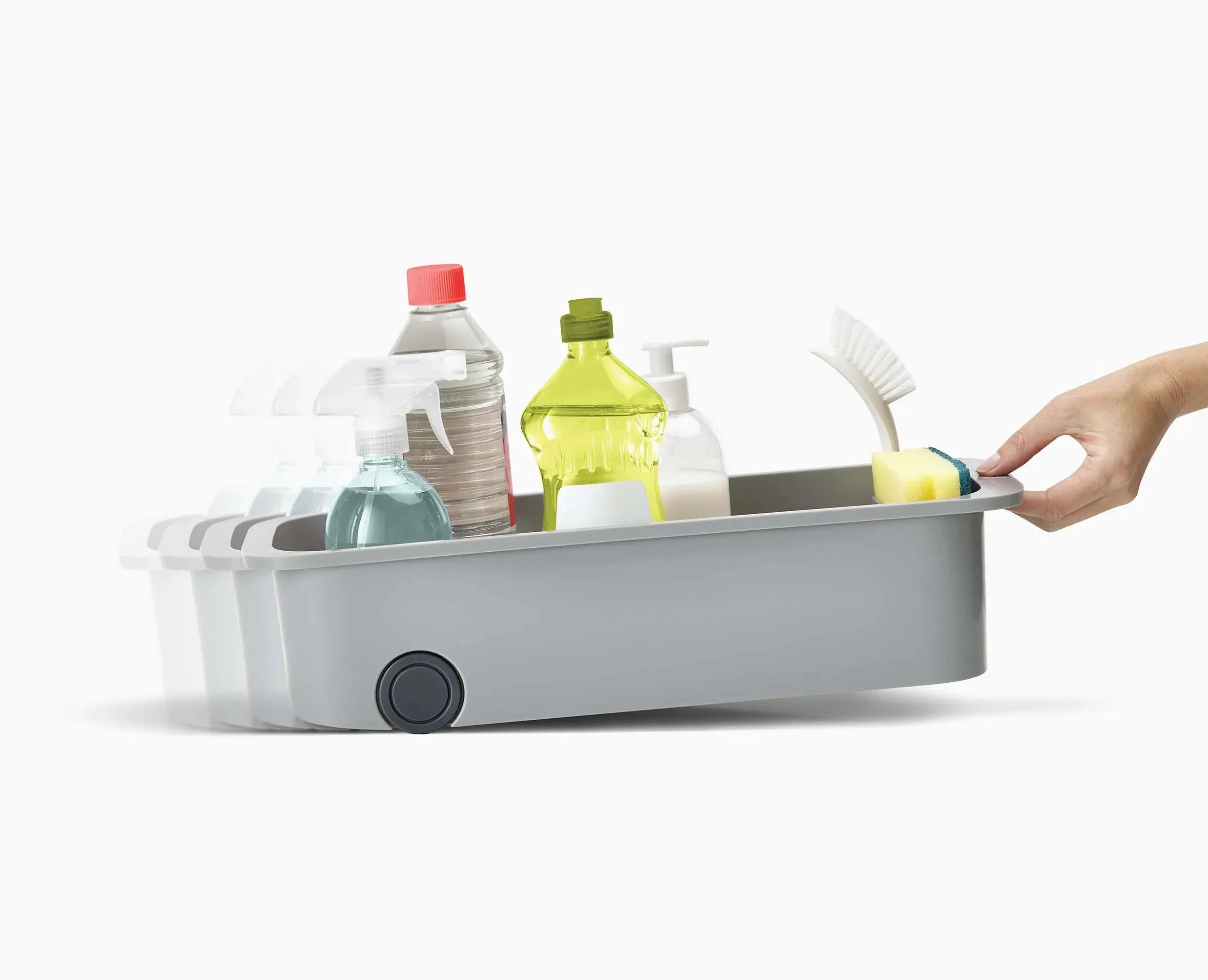 CupboardStore™ Easy-Access Gray Storage Caddy - Image 3
