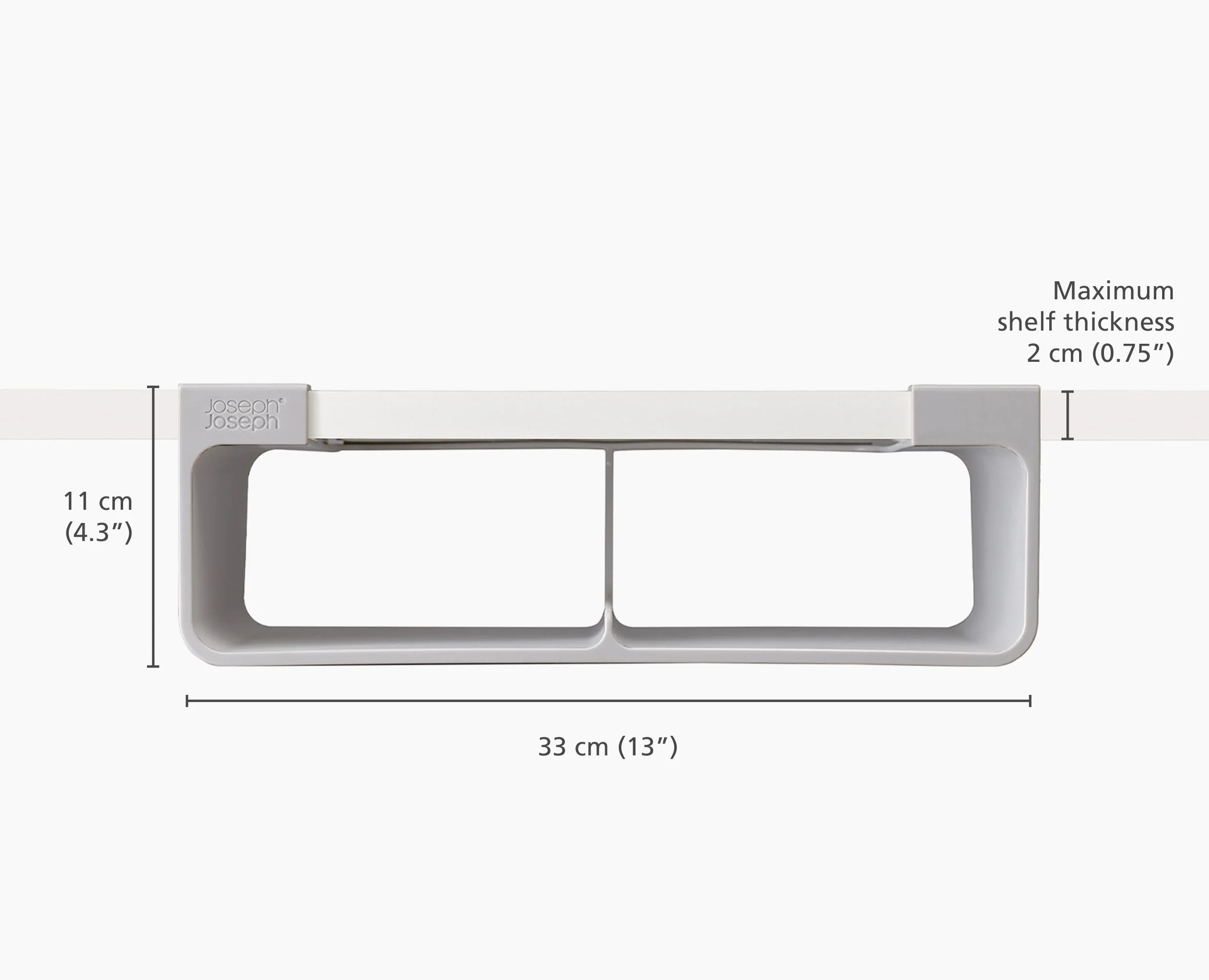 CupboardStore™ Large Gray Film, Foil & Bag Organizer - Image 5