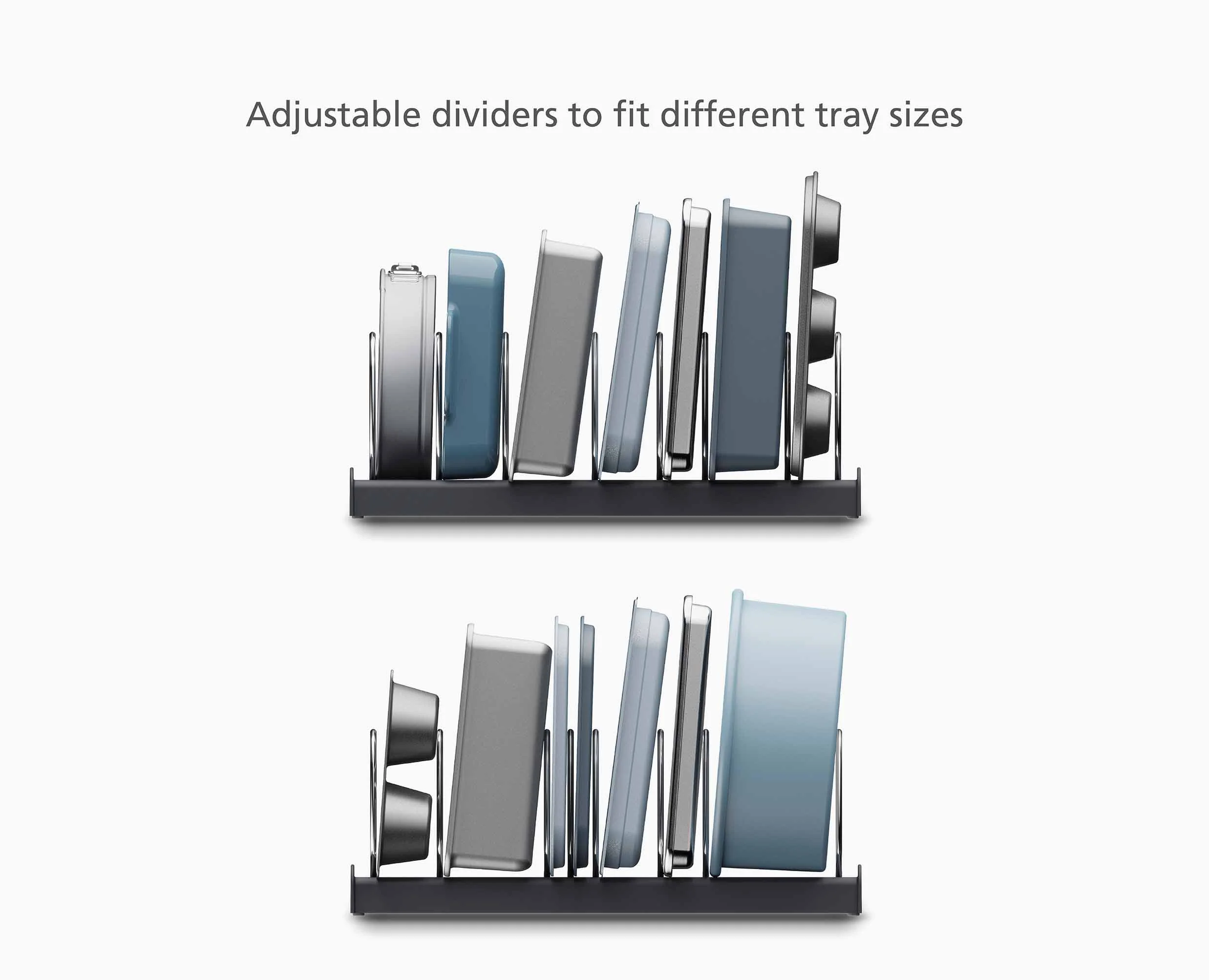 DrawerStore™ Gray Baking Sheet Organizer - Image 6