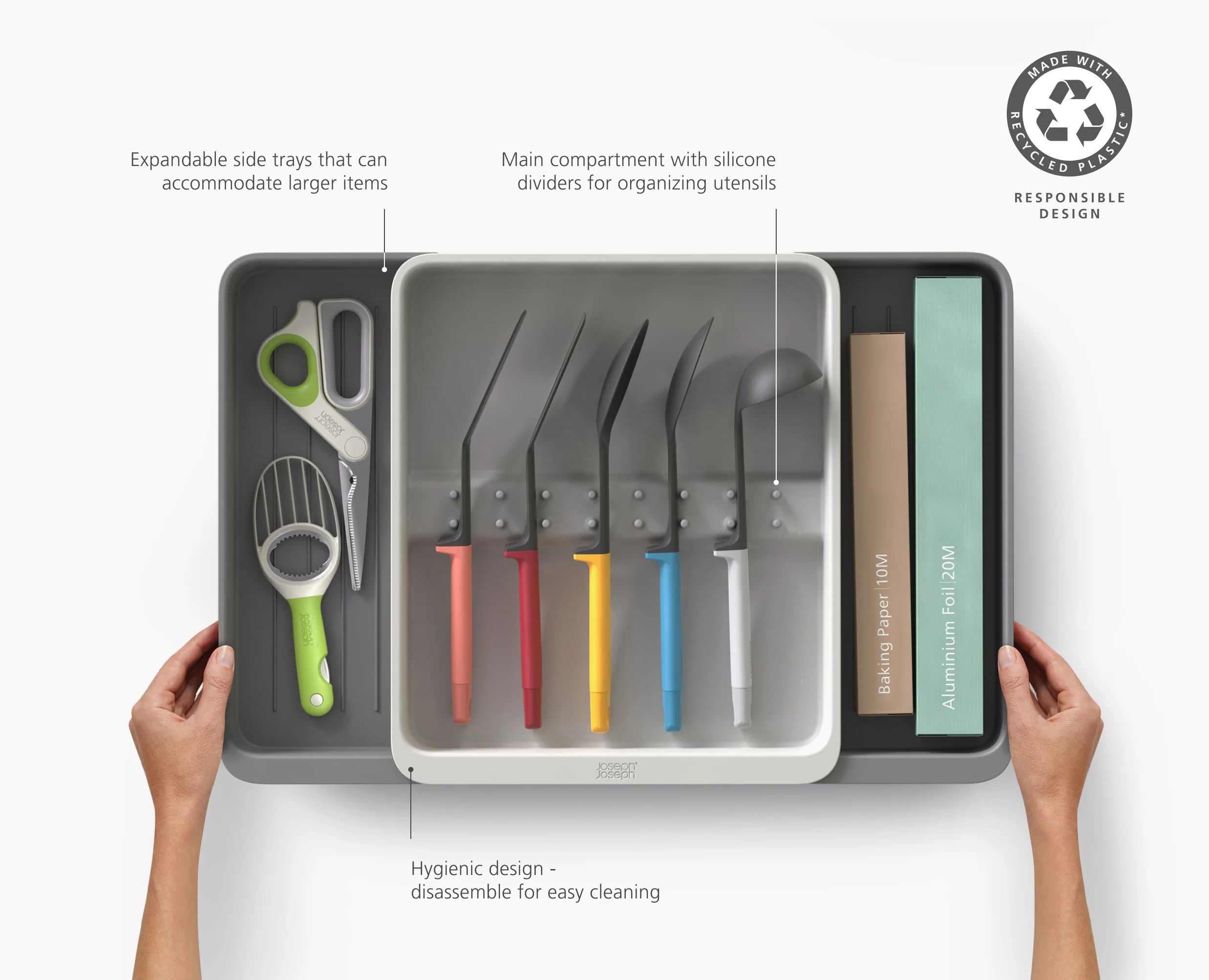 DrawerStore™ Expanding Utensil & Gadget Organizer - Image 6