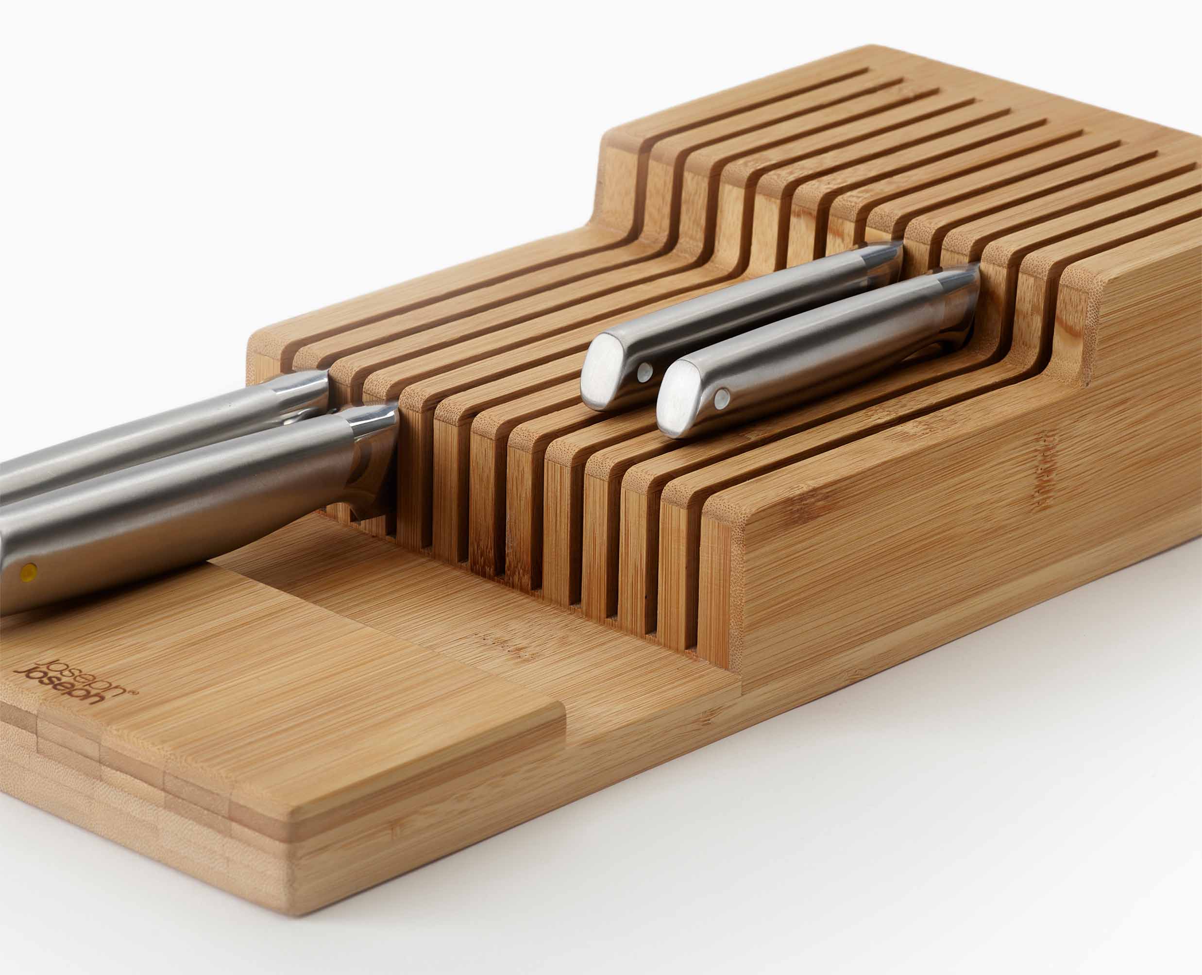 DrawerStore™ Bamboo Large 2-tier Knife Organizer - Image 4