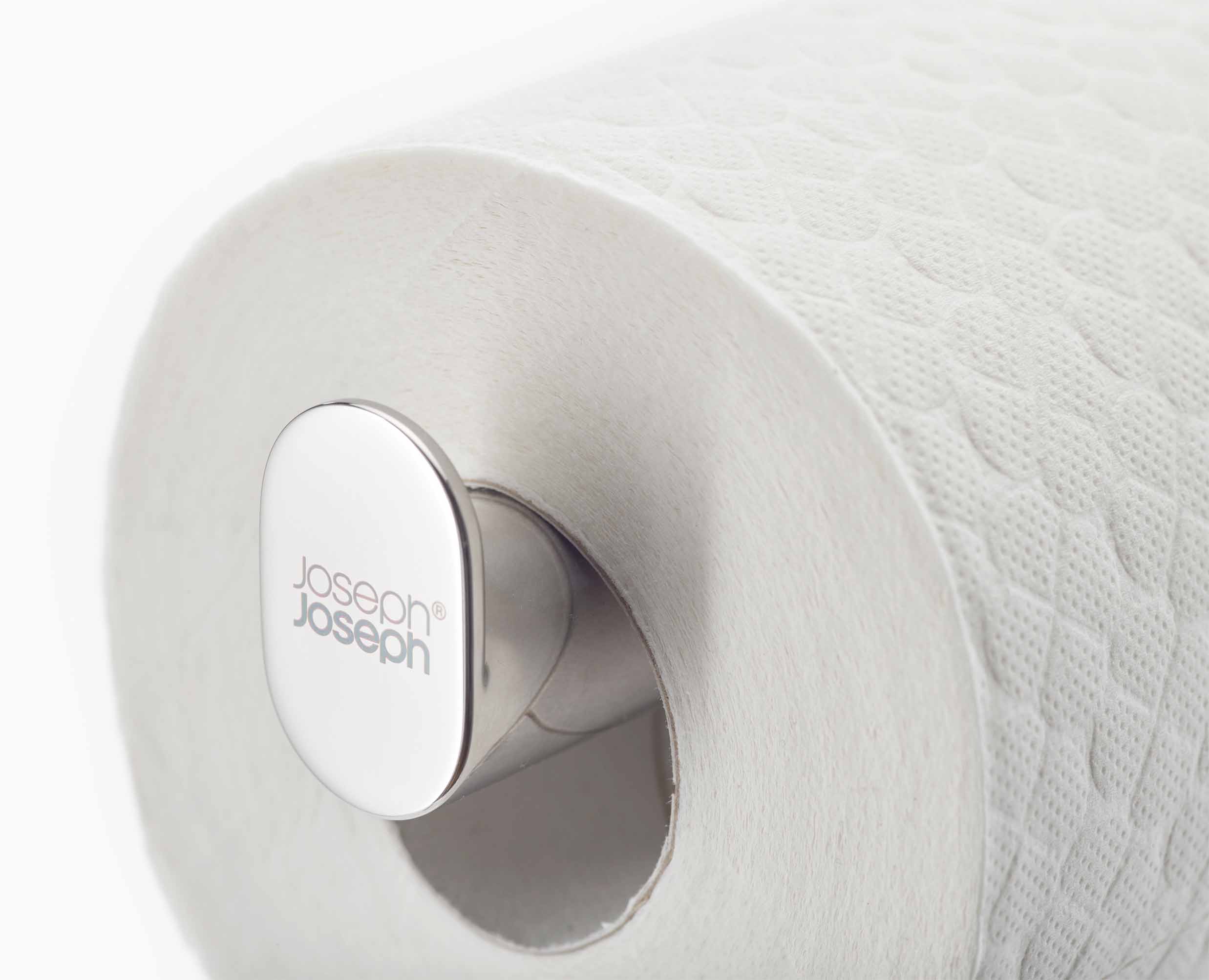 EasyStore™ Luxe 2-in-1 Stainless-steel Toilet Paper Stand - Image 7