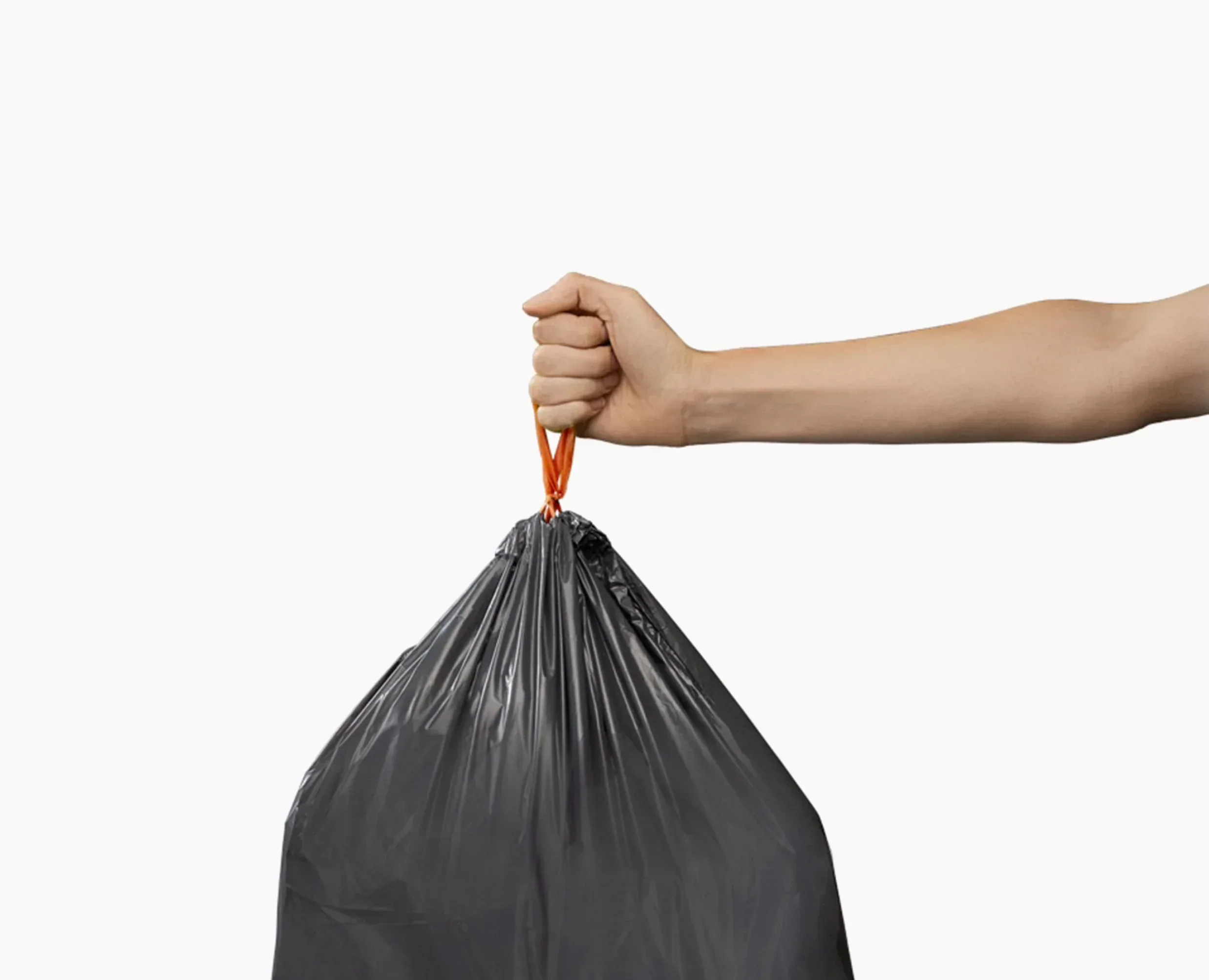 IW5 40L Gray Recycled Trash Bags - 4 pack - Image 4