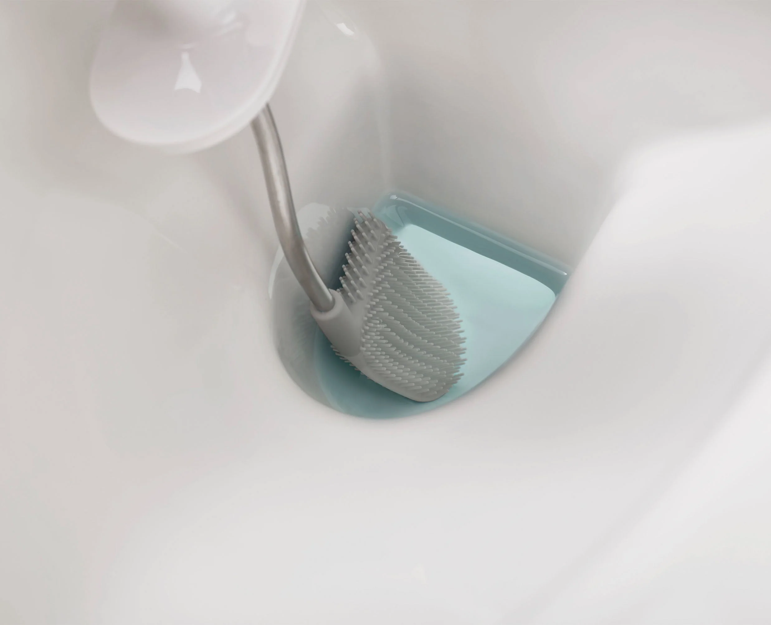 Flex™ Plus Light Gray Toilet Brush with Storage Caddy - Image 5