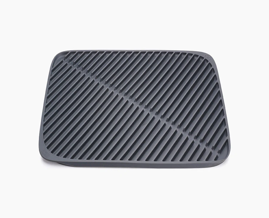 Flume™ Gray Dish Draining Mat