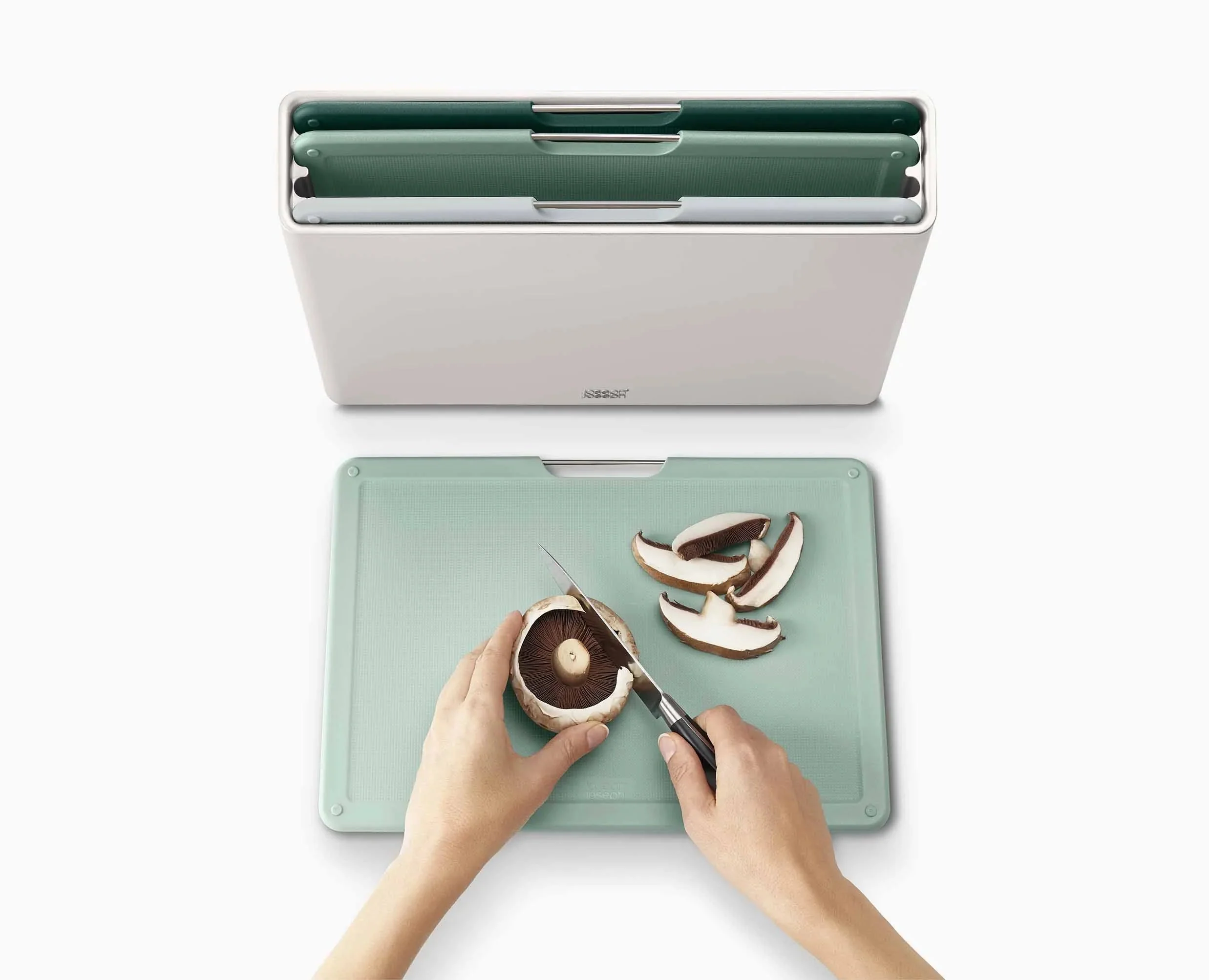 Folio™ 4-piece Green Cutting Board Set - Editions - Image 5