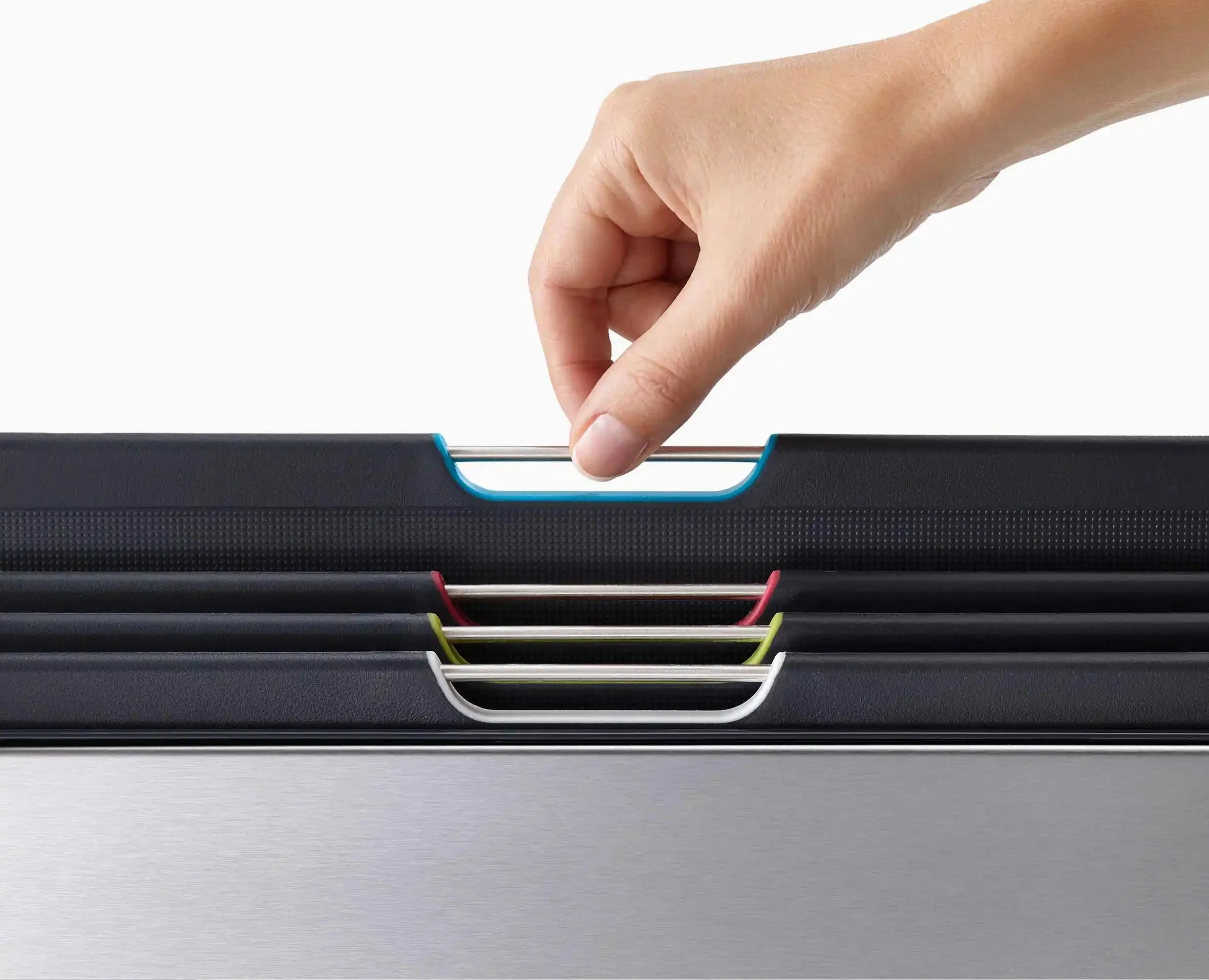 Folio™ Steel 4-piece Cutting Board Set With Stainless-Steel Case - Image 4