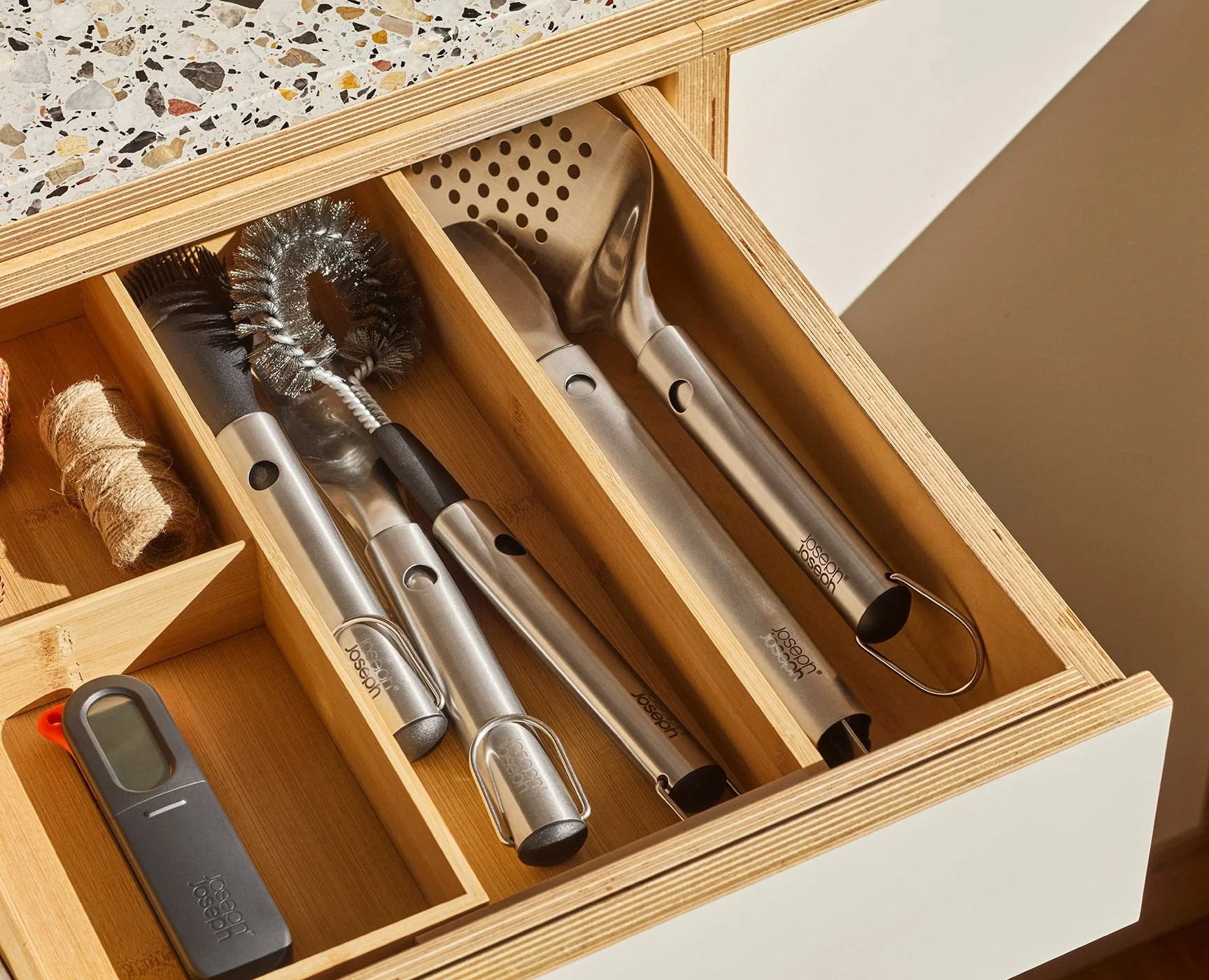 GrillOut™ 4-Piece Stainless-Steel BBQ Utensil Set with Storage Case - Image 2