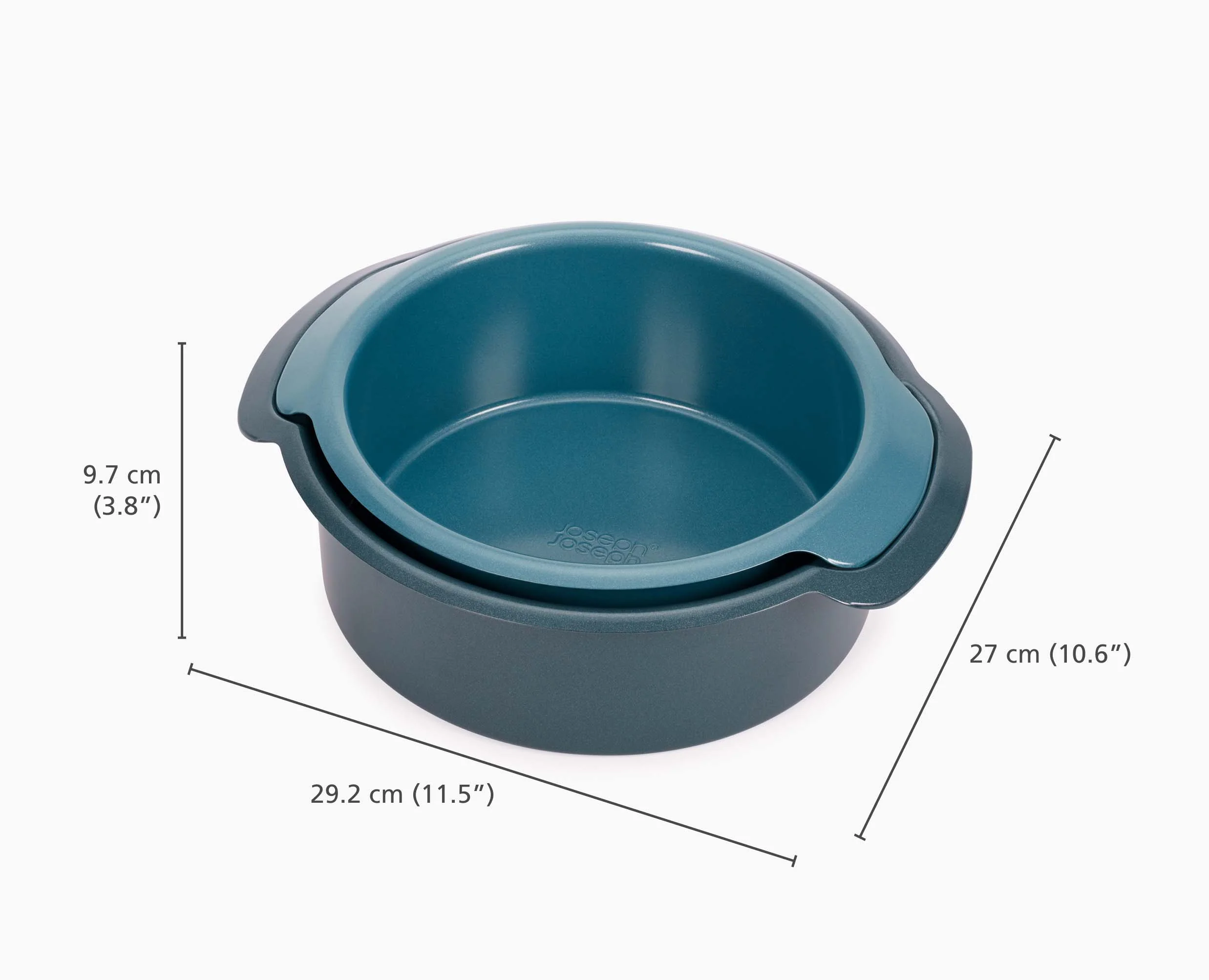 Nest™ Bake Non-Stick 2-piece Blue Round Cake Pan Set - Image 5