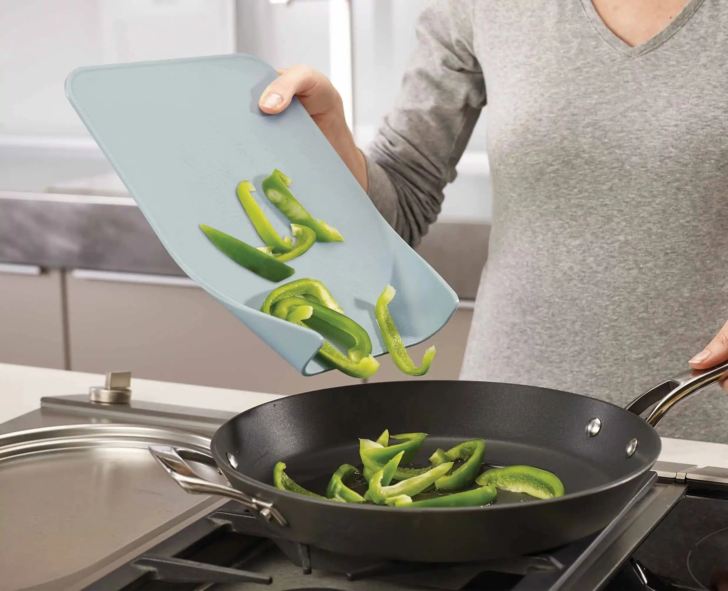 Nest™ Chop 3-piece Gray Cutting Board Set - Image 7