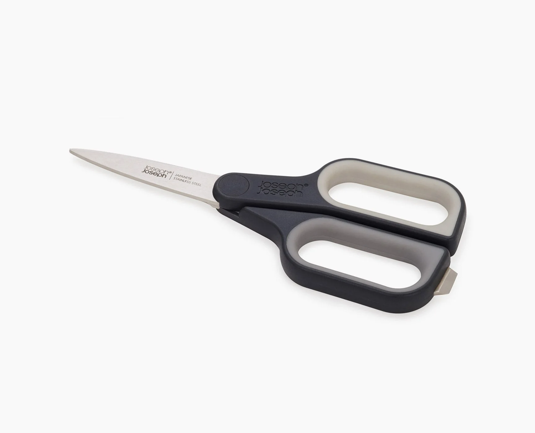 PlusCut™ Gray Scissors with Integrated Box Cutter