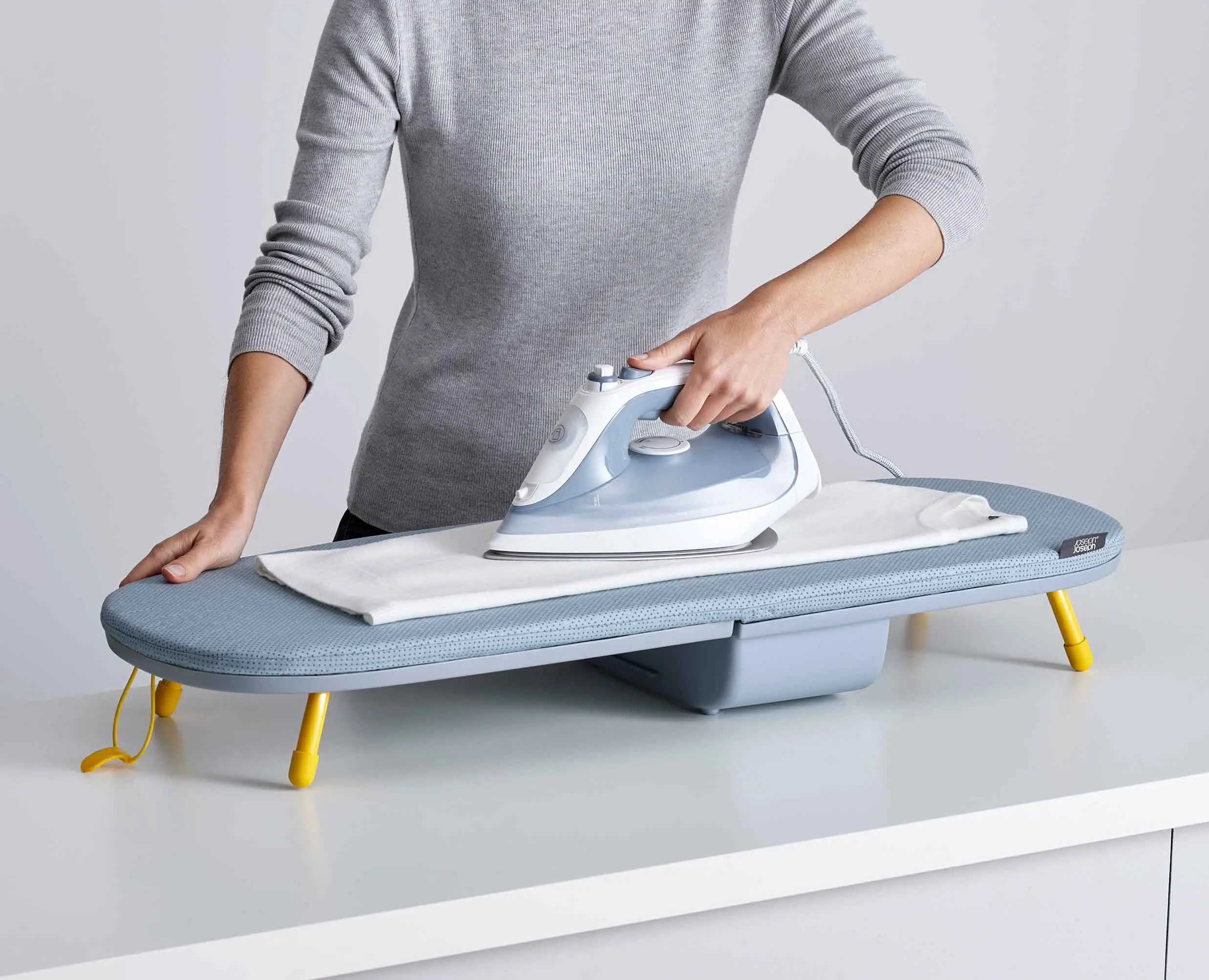 Pocket 35" Folding Gray Ironing Board - Image 7