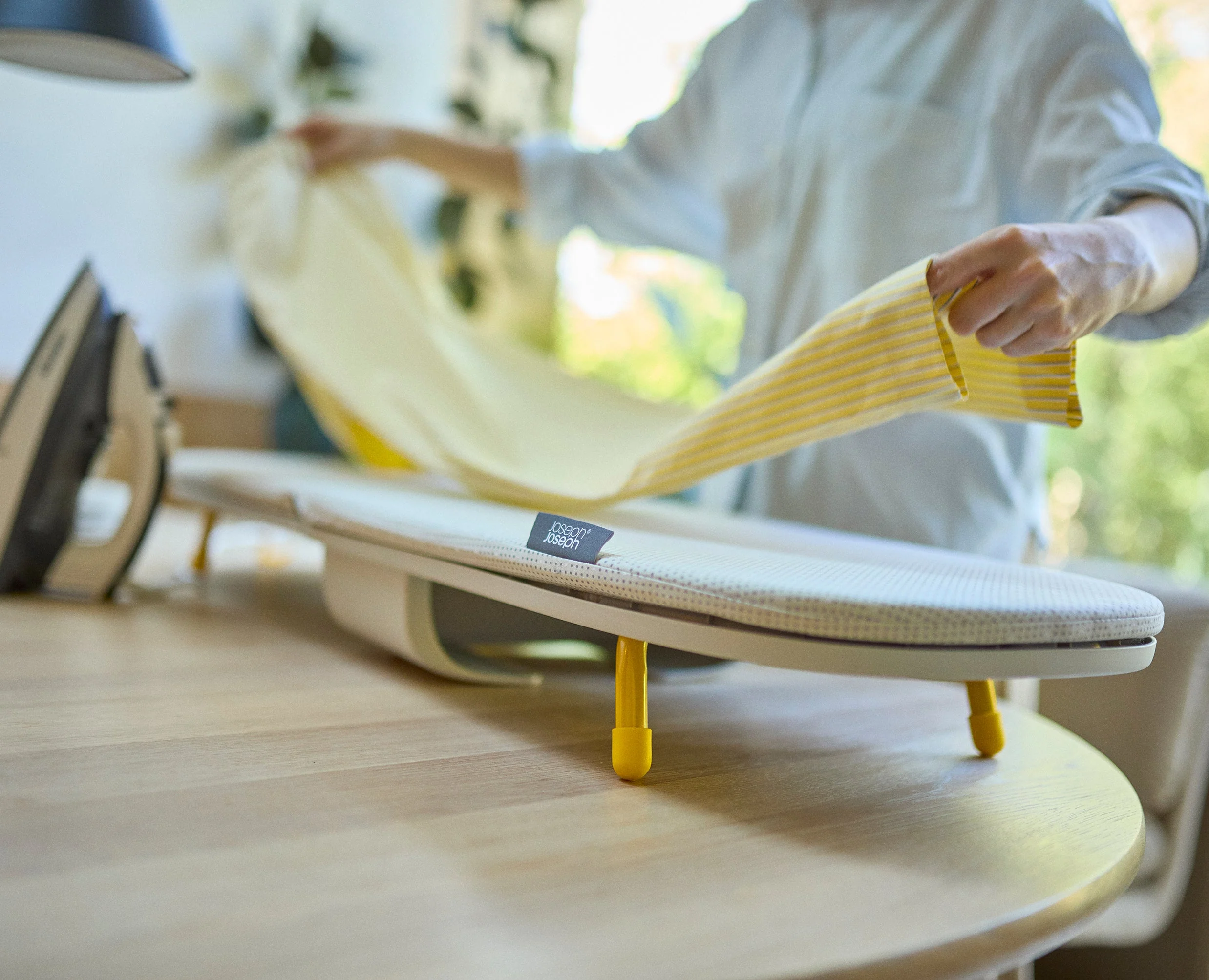 Pocket Max 43" Folding Ecru Ironing Board - Image 5
