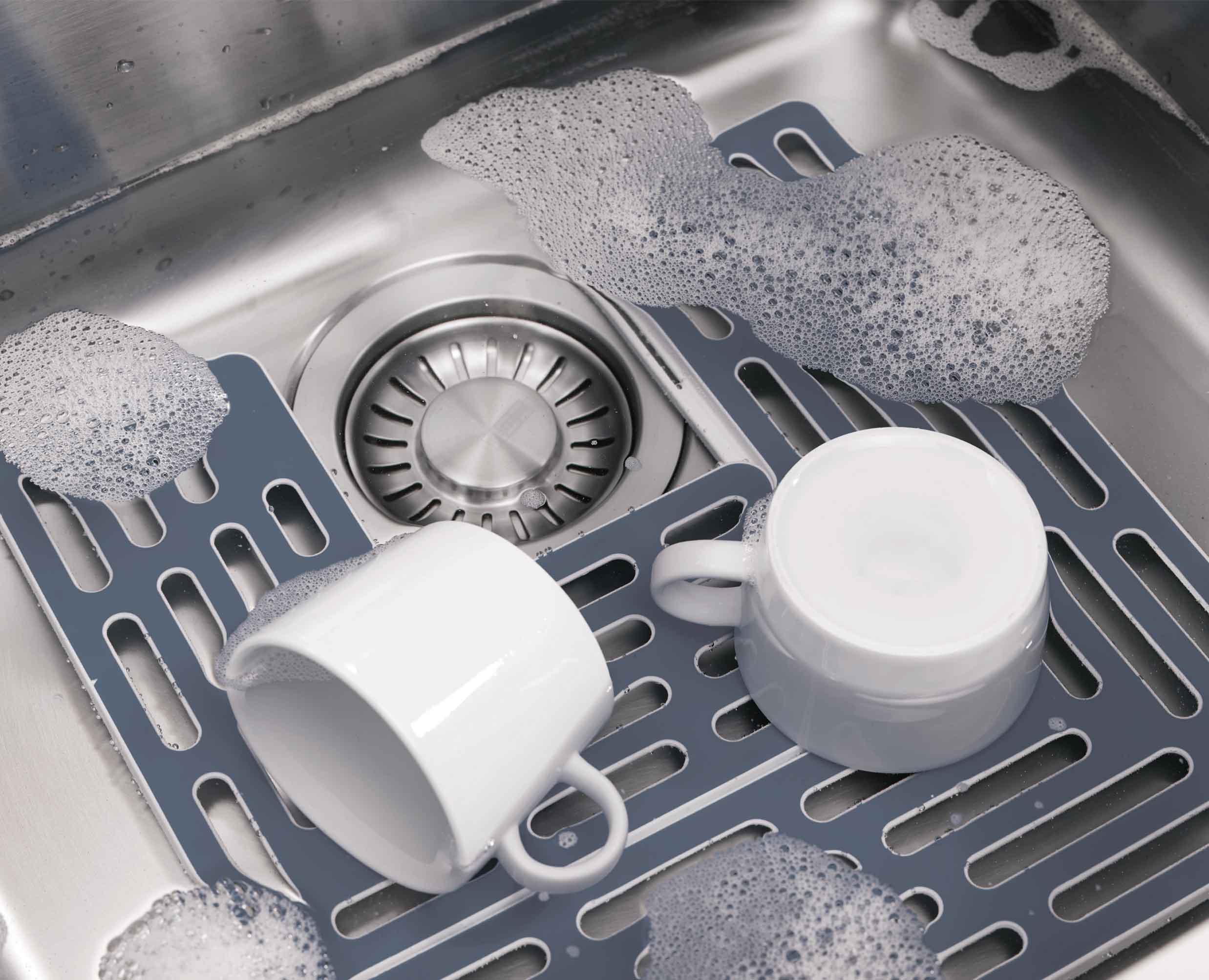 Sink Saver™ Gray Adjustable Sink Mat - Image 3