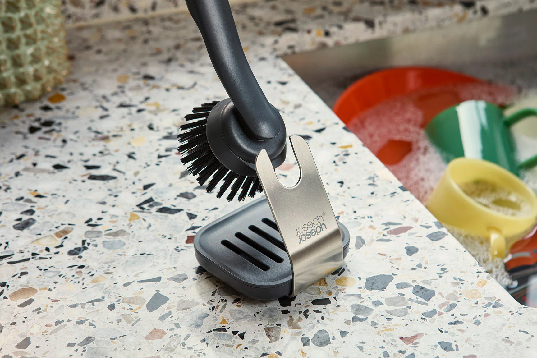 SinkTech™ 2-Piece Dish Brush Heads - Image 2