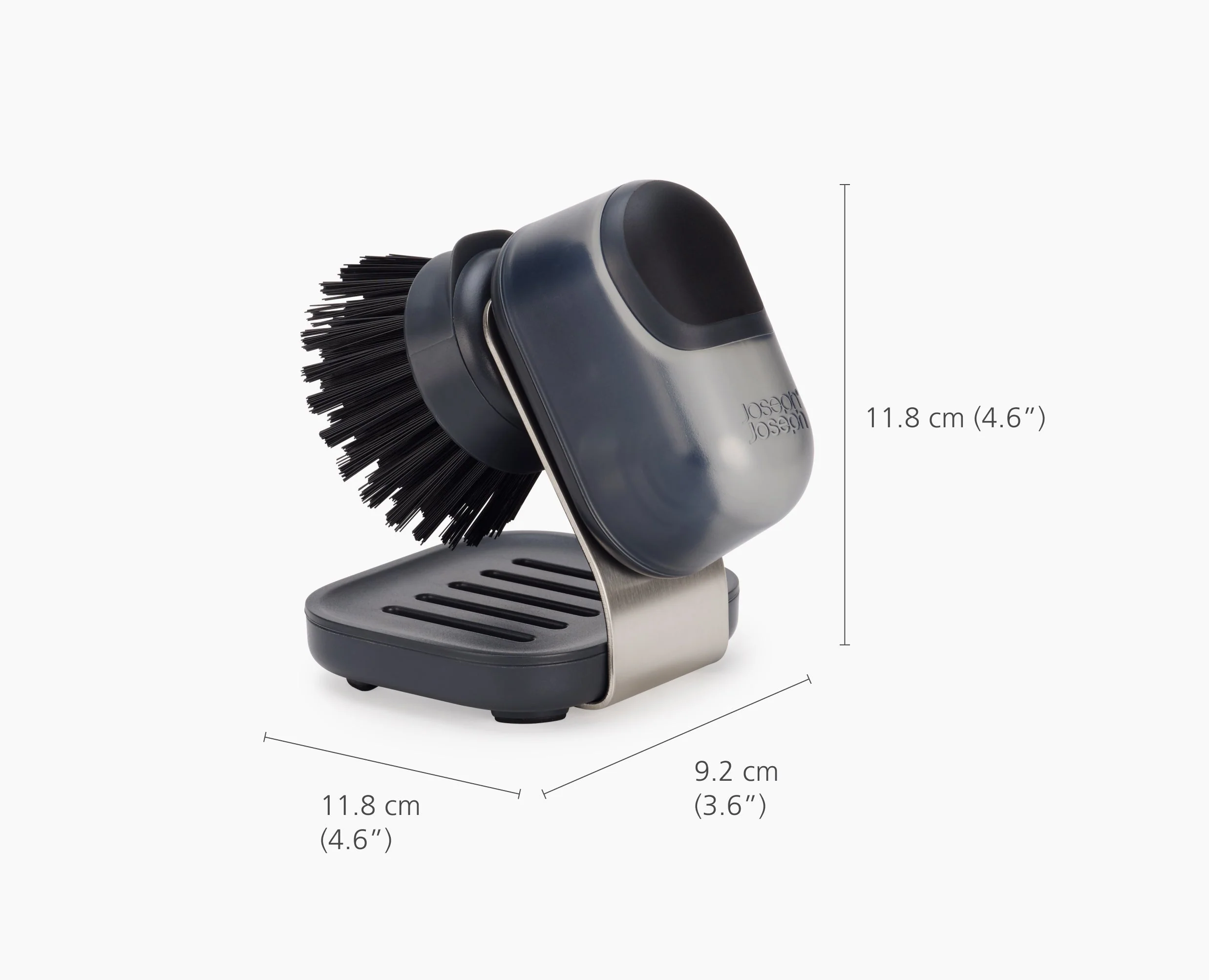 SinkTech™ Compact Soap Dispensing Dish Brush with Steel Stand - Image 7