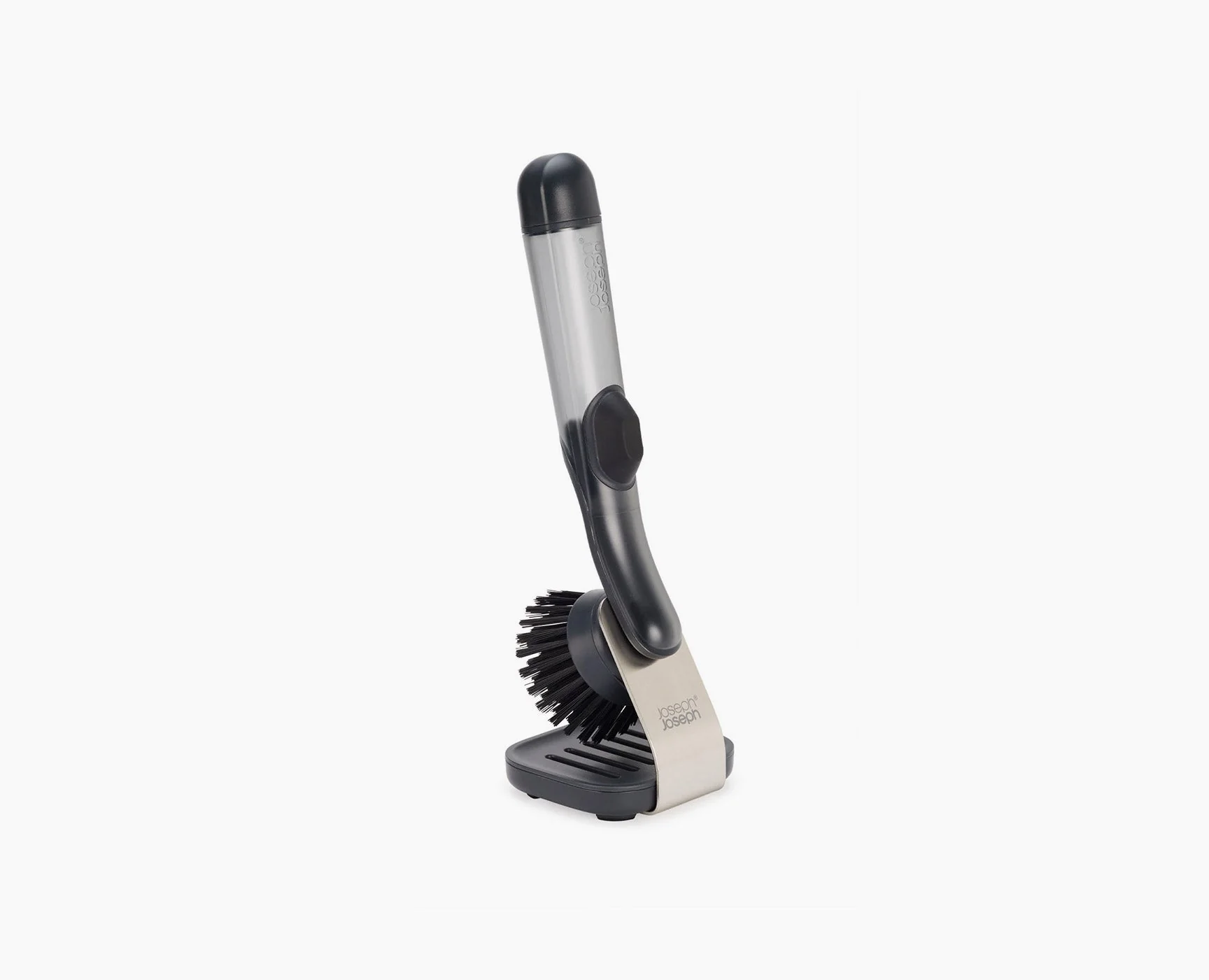 SinkTech™ Soap Dispensing Dish Brush with Steel Stand