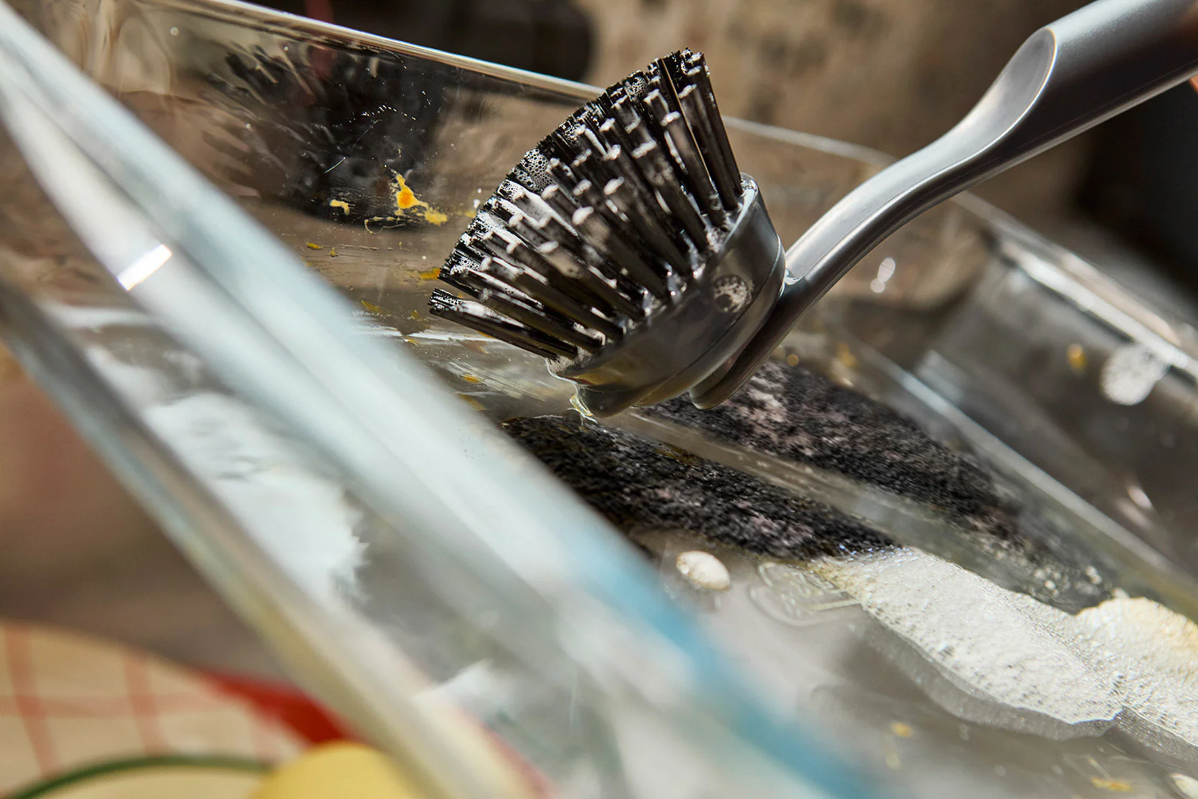 SinkTech™ Dish Brush & Sponge Set with Steel Stand - Image 4