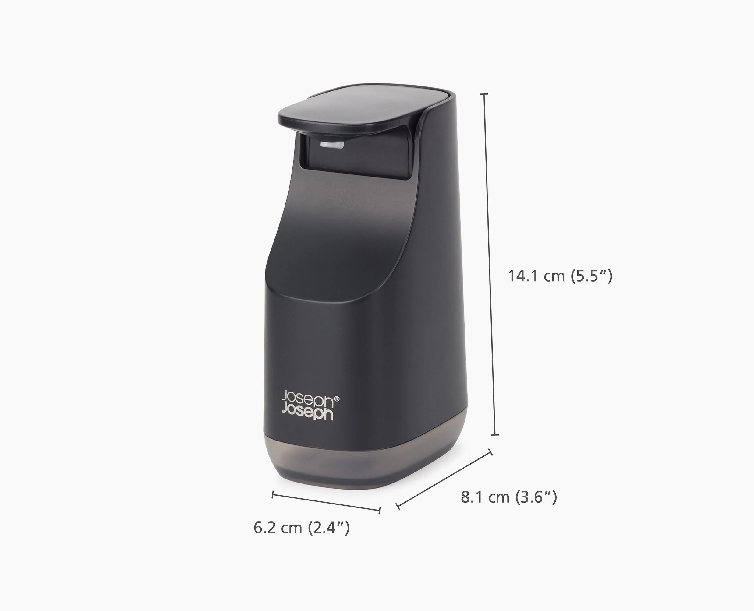 Slim™ Compact Matt Black Soap Dispenser - Image 9