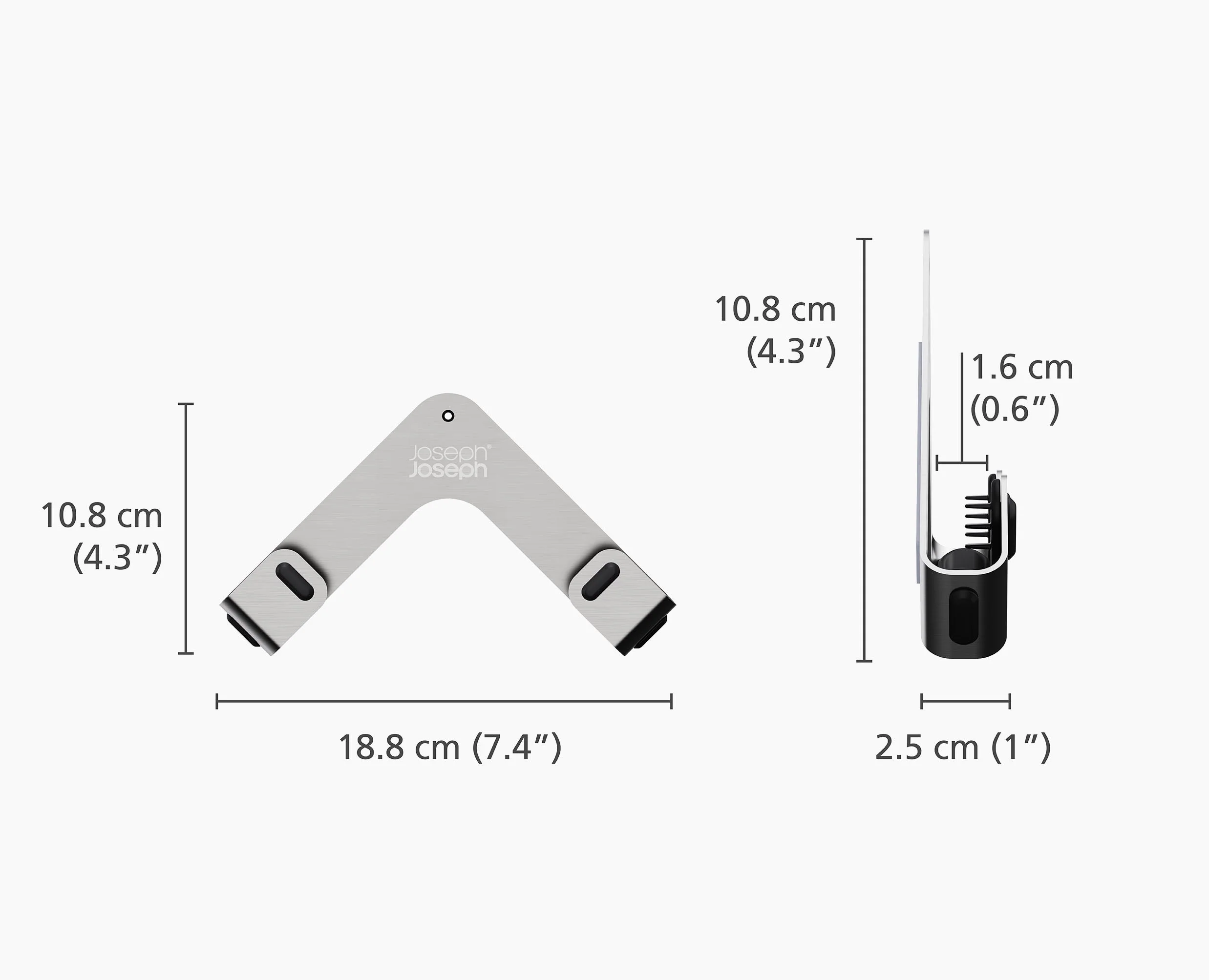 Space Pack of 2 Stainless-steel Pot Lid Holders - Image 5