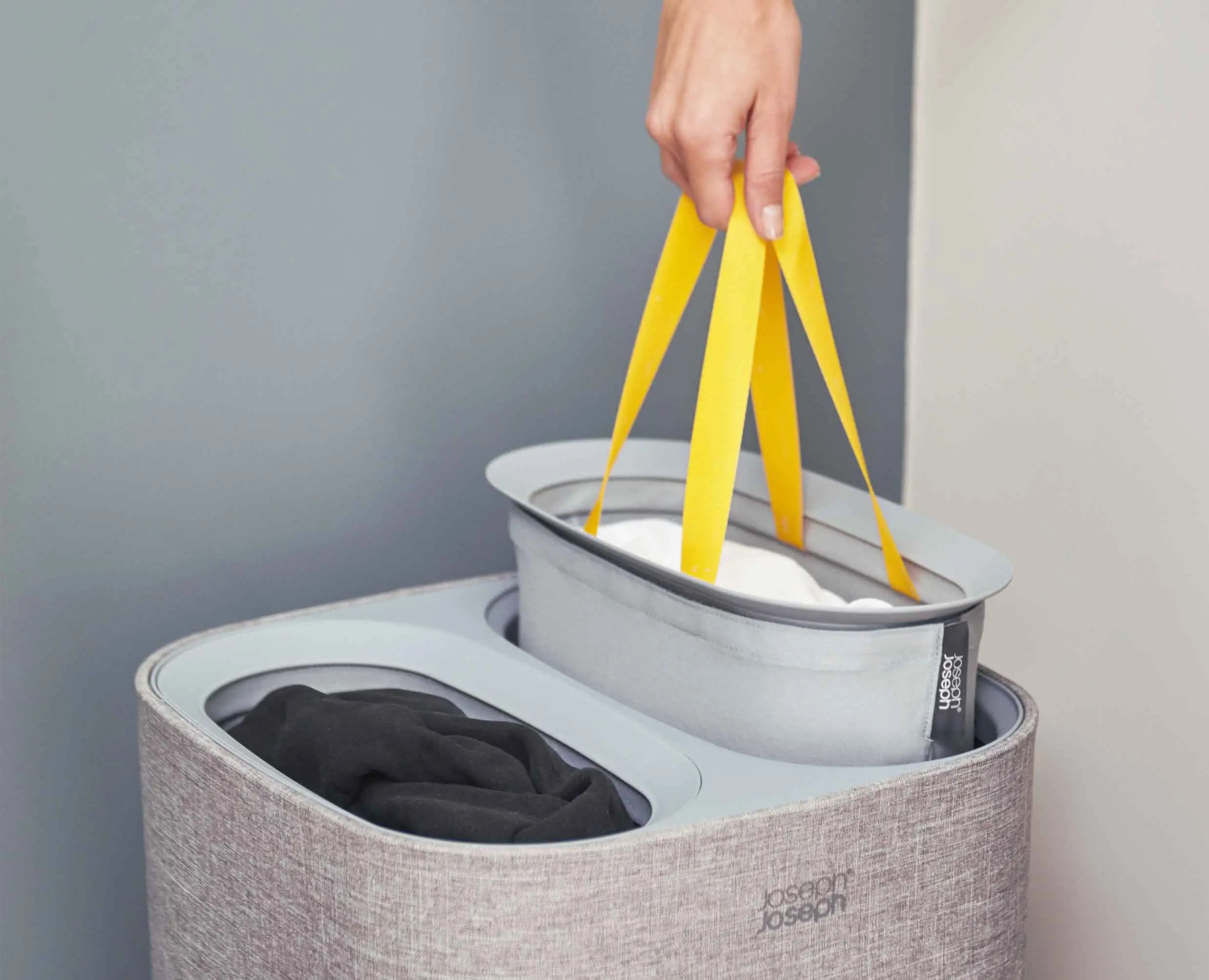 Tota 60L Gray Laundry Separation Basket - Image 3