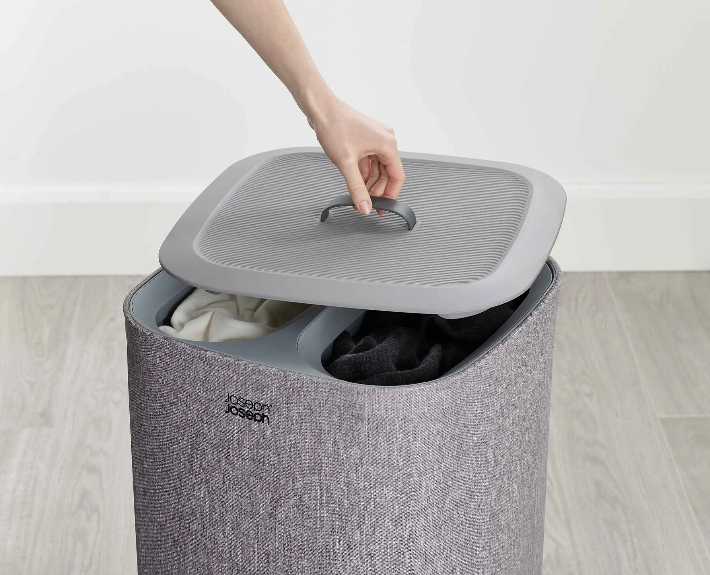 Tota 60L Gray Laundry Separation Basket - Image 4
