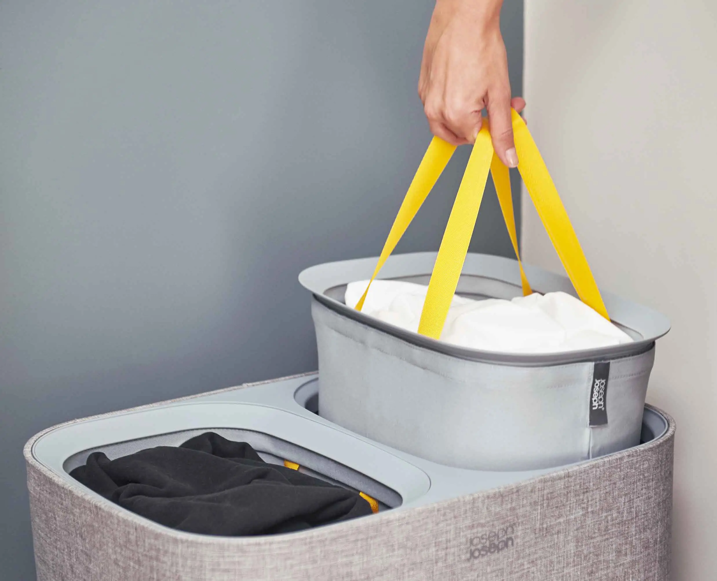 Tota 90L Gray Laundry Separation Basket - Image 3