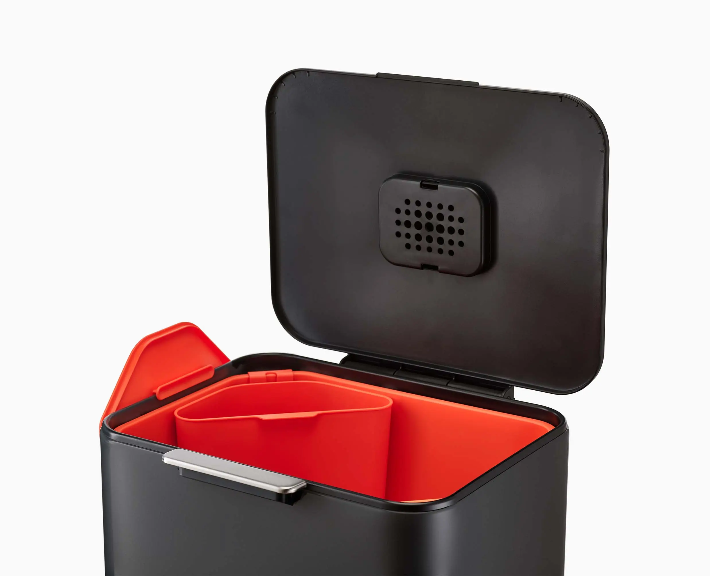 Totem Max 60L Black Waste & Recycling Trash Can - Image 5